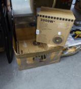 SIX UNOPENED 2000W ELECTRIC ROOM HEATERS