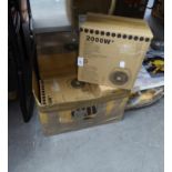 SIX UNOPENED 2000W ELECTRIC ROOM HEATERS