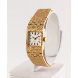 LADY'S AVIA, SWISS, GOLD PLATED BRACELET WATCH with 17 jewels incabloc movement, small square
