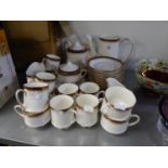 PARAGON CHINA ?HOLYROOD? PATTERN TEA AND COFFEE SERVICE FOR TWELVE PERSONS, APPROXIMATELY 41 PIECES