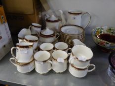 PARAGON CHINA ?HOLYROOD? PATTERN TEA AND COFFEE SERVICE FOR TWELVE PERSONS, APPROXIMATELY 41 PIECES