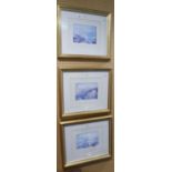 AFTER J.M.W. TURNER, SET OF THREE COLOUR PRINT REPRODUCTIONS FROM LIMITED EDITIONS OF 3000, PRODUCED