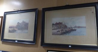 AFTER STUART LLOYD PAIR OF COLOUR PRINTS?The Haven, Christchurch??The Fisherman?s Home, Ross? 10?