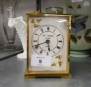 WIDDOP QUARTZ CARRIAGE STYLE CLOCK