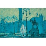 ?ROLF HARRIS (b.1930) ARTIST SIGNED LIMITED EDITION COLOUR PRINT ?Trafalgar Square?, (21/95) with