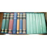 FOLIO SOCIETY, FICTION. CHARLOTTE, EMILY & ANNE BRONTE - THE COMPLETE NOVELS, seven volumes in