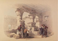 AFTER DAVID ROBERTS R.A. SIX MODERN FACSIMILIE REPRODUCTIONS OF ORIGINAL LITHOGRAPHS by Louis