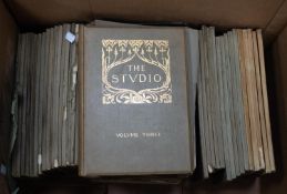 The Studio, An Illustrated Magazine of Fine & Applied Art. A large quantity of approximately 50