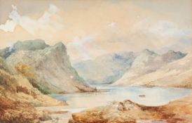 ALEX LEGGETT (late 19th Century) PAIR OF WATERCOLOURS Highland landscapes Both signed lower rig