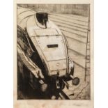 CHRIS D. HOLLAND (TWENTIETH CENTURY) MATCHING PAIR OF ARTIST SIGNED ETCHINGS, heightened in white ?