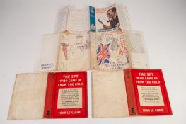 MODERN FICTION. A quantity of scarce, LOOSE DUST JACKETS for various iconic 20th Century titles,