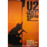 COLLECTION OF U2 POSTERS, comprising: UNDER A BLOOD RED SKY SPECIAL MINI LP RELEASE, (60? X 40?),