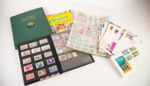 MIXED LOT TO INCLUDE THE STRAND ALBUM BLACK LIGHTHOUSE STOCKBOOK, many loose stamps, album pages and