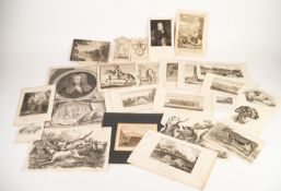 SELECTION OF 19th CENTURY AND EARLIER ETCHED AND ENGRAVED BOOKPLATES, various sizes including nine