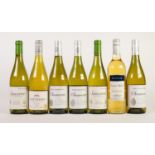 SIX MIXED 75cl BOTTLES OF SANCERRE, FRENCH WHITE WINE: LES CAILLOTTES, MILLESIME, 2014 (x3)TESCO