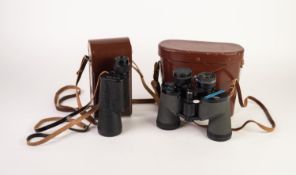 RUSSIAN (USSR) MID 20th CENTURY MONOCULAR MN2 7.50 with texturee black finish, in leather case and a