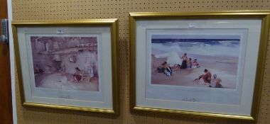 A PAIR OF WILLIAM RUSSELL FLINT COLOUR PRINTS