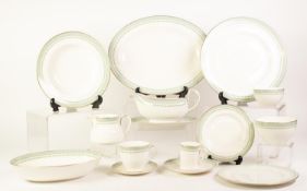 MODERN ROYAL DOULTON BERKSHIRE PATTERN PORCELAIN PART DINNER, TEA AND COFFEE SERVICE comprising 12