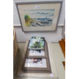 SIX SMALL COLOUR PHOTOGRAPHS OF PROBABLY PERUVIAN CHILDREN IN HATS FRAMED ALIKE, ANOTHER OF A GIRL