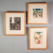 PETER OAKLEY (1935-2007)FOUR ARTIST SIGNED LIMITED EDITION ETCHINGS OF SIMILAR SIZE?Window in