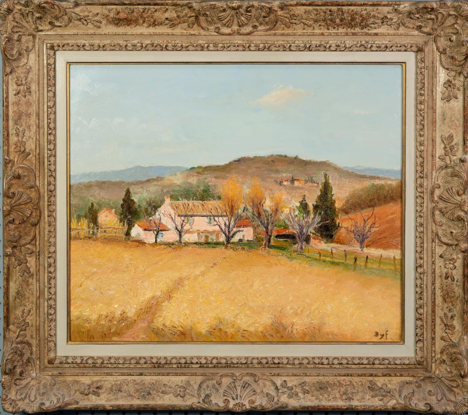 † MARCEL DYF (1899 - 1985) OIL ON CANVAS Maison Rose en Provence Signed lower right, executed 1983 - Image 2 of 3