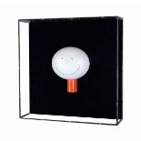 DOUG HYDE (b.1972) LIMITED EDITION WALL MOUNTED MIXED MEDIA SCULPTURE IN PERSPEX CASE?The Smile?
