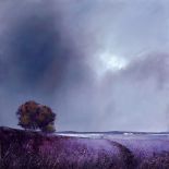 BARRY HILTON (b.1941) ARTIST SIGNED LIMITED EDITION COLOUR PRINT?Lavender Skies?, 16? x 16? (40.