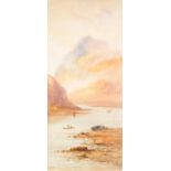 WILLIAM HENRY EARP (1831/33 - 1914) PAIR OF WATERCOLOUR DRAWINGS Scottish loch scenes Both signed