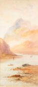 WILLIAM HENRY EARP (1831/33 - 1914) PAIR OF WATERCOLOUR DRAWINGS Scottish loch scenes Both signed