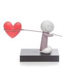 DOUG HYDE (b.1972) LIMITED EDITION MIXED MEDIA SCULPTURE?Caught up in Love? (No.82/395, with certif