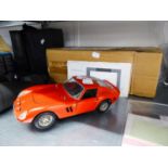 BURAGO DIE CAST MODEL OF A FERRARI, BOXED