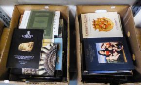 A GOOD SELECTION OF MAINLY LATE TWENTIETH CENTURY AUCTION CATALOGUES OF IMPORTANT SALES CONDUCTED BY