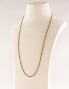 9ct GOLD FINE CHAIN NECKLACE, 6.9 gms