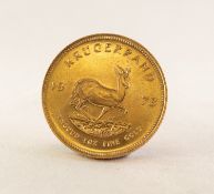 SOUTH AFRICAN 1973 GOLD KRUGERRAND, 1 ozs of fine gold (EF)