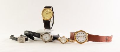 LADY'S MICHEL HERBELIN, PARIS, WRISTWATCH with stainless steel rounded oblong case, mechanical
