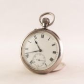 I.W.C. STAUFFER and CO 'PEERLESS' SWISS LEVER POCKET WATCH with keyless movement, No 305037, the
