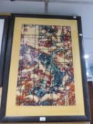 DON F. TAYLOR  SCREEN INKS  'WINDOW'  SIGNED AND DATED 2002 LOWER RIGHT,  SIGNED AND TITLED ON LABEL