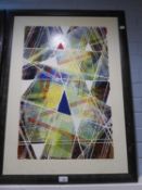 DON F. TAYLOR  SCREEN INKS  'SECTIONED' SIGNED AND DATED 2002 LOWER RIGHT,  SIGNED AND TITLED ON