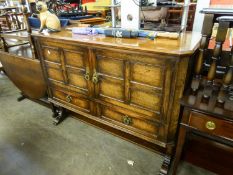 ?THOROGOOD FURNITURE?, BATH CABINET MAKERS (BMC), 17TH CENTURY STYLE OAK SIDEBOARD, WITH TWO