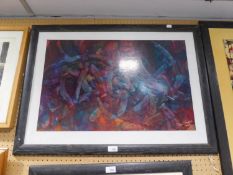 DON F. TAYLOR  SCREEN INKS  'SQUEEGEE NO. 13'  SIGNED AND DATED 2001 LOWER RIGHT, SIGNED AND
