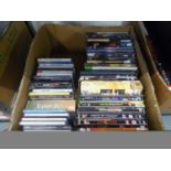 LARGE QUANTITY OF CD's, DVD's TO INCLUDE; MUSICAL CD's, ROCKY HORROR SHOW, PHANTOM OF THE OPERA