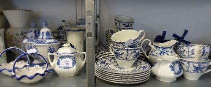JOHNSON BROS. ?INDIES? PATTERN BLUE AND WHITE DINNER AND TEA WARES AND OTHER BLUE AND WHITE WARES