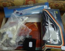 CORGI DIE CAST AEROPLANE MODEL, CONCORD ?650?, MINT AND BOXED,  AND A BRITISH AIRWAYS PLASTIC ?