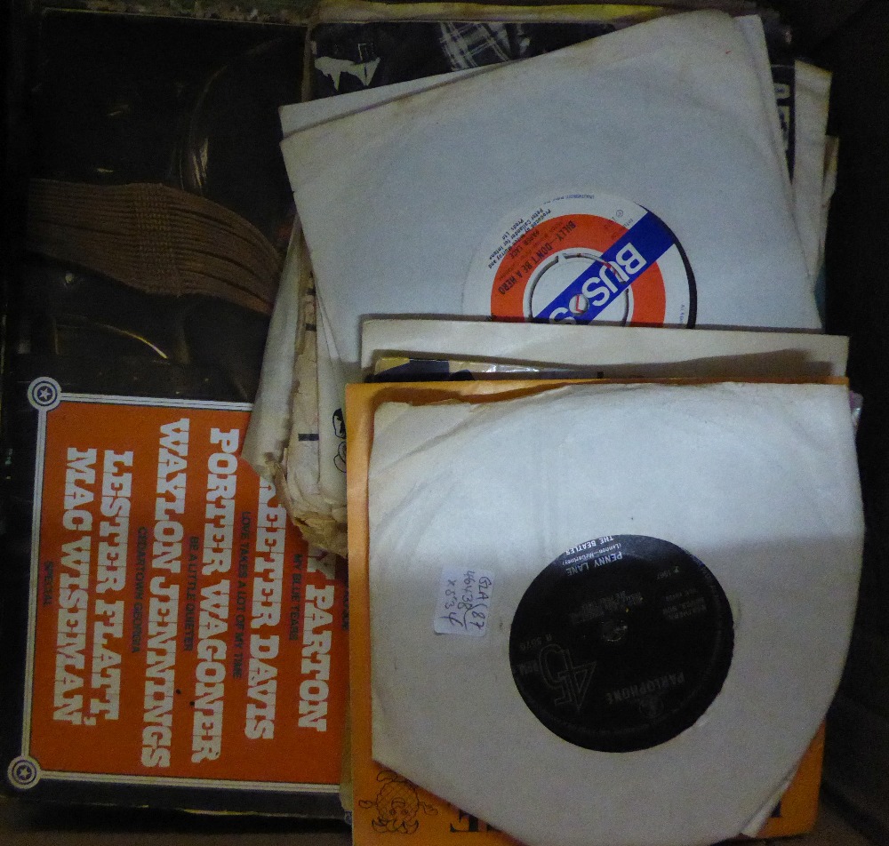 APPROX 35 CIRCA 1970's VINYL LP RECORDS, POPULAR MUSIC INCLUDING AMERICAN COUNTRY, EAGLES, ABBA,