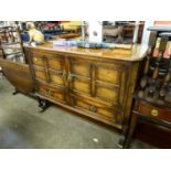 ?THOROGOOD FURNITURE?, BATH CABINET MAKERS (BMC), 17TH CENTURY STYLE OAK SIDEBOARD, WITH TWO