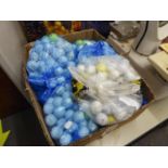 LARGE SELECTION OF USED GOLF BALLS, TO INCLUDE PINNACLE, TITLEIST, TOP-FLITE, DUNLOP, ETC (