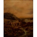 C.W.F. & Co Ltd, CRYSTOLEUM, No. 122 Highland cattle in a landscape 9 ¾? x 8? (24.7cm x 20.3cm)