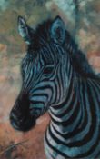 ROLF HARRIS (b.1930) ARTIST SIGNED LIMITED EDITION COLOUR PRINT ON PAPER ?Young Zebra?, (30/195),