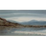 TIM NASH (MODERN) TWO WATERCOLOUR DRAWINGS ?Derwent Water, Lake District? Signed, titled to label