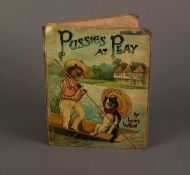 Louis Wain- Pussies at Play, Father Tuck?s Little Pets Series, circa 1910s, paper over linen (